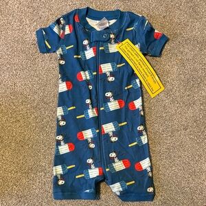 Hanna Andersson Snoopy One Piece Pajamas